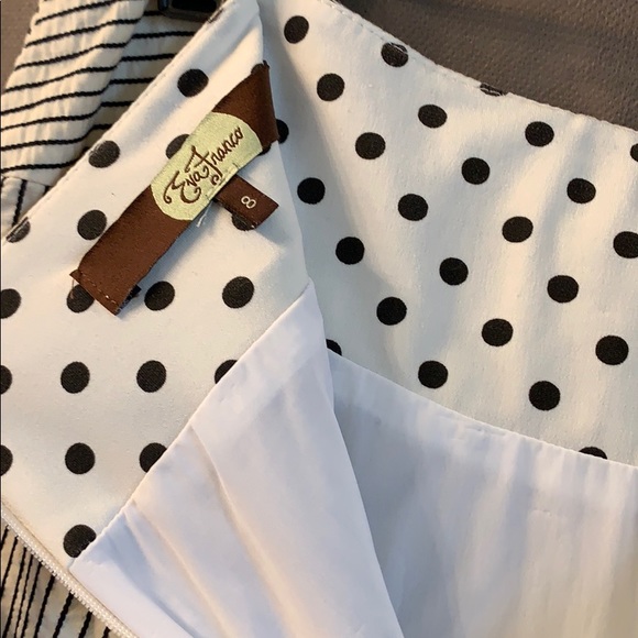 Eva Franco Seersucker pencil Skirt Fr Sz 8/US Sz 4 - Picture 5 of 6